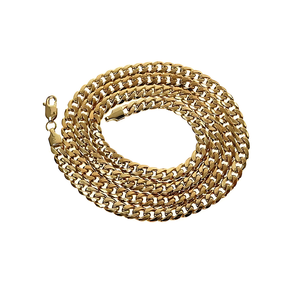 10k Yellow Gold Cuban Link Chain